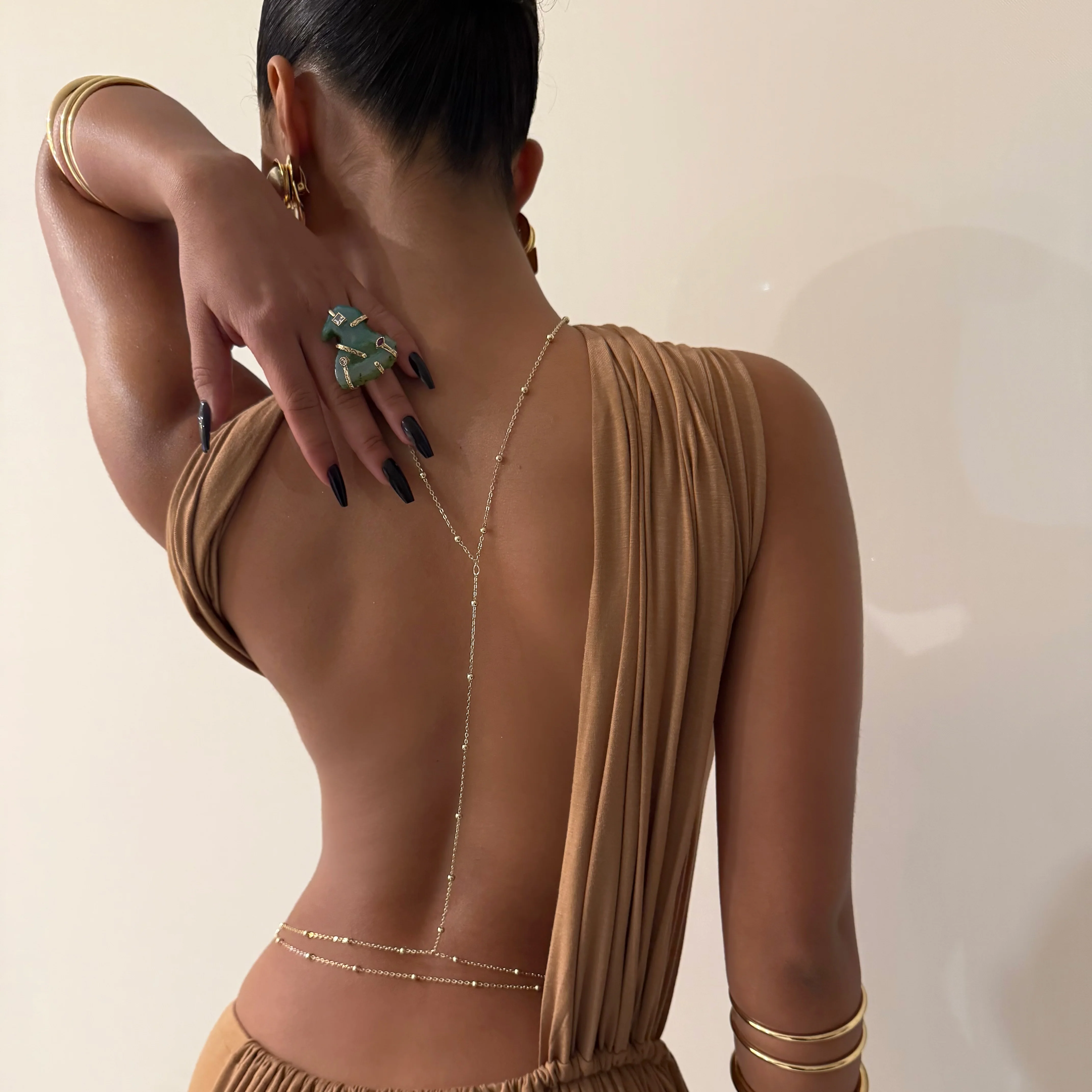 14k Plated Body Chain Warp - Image 2