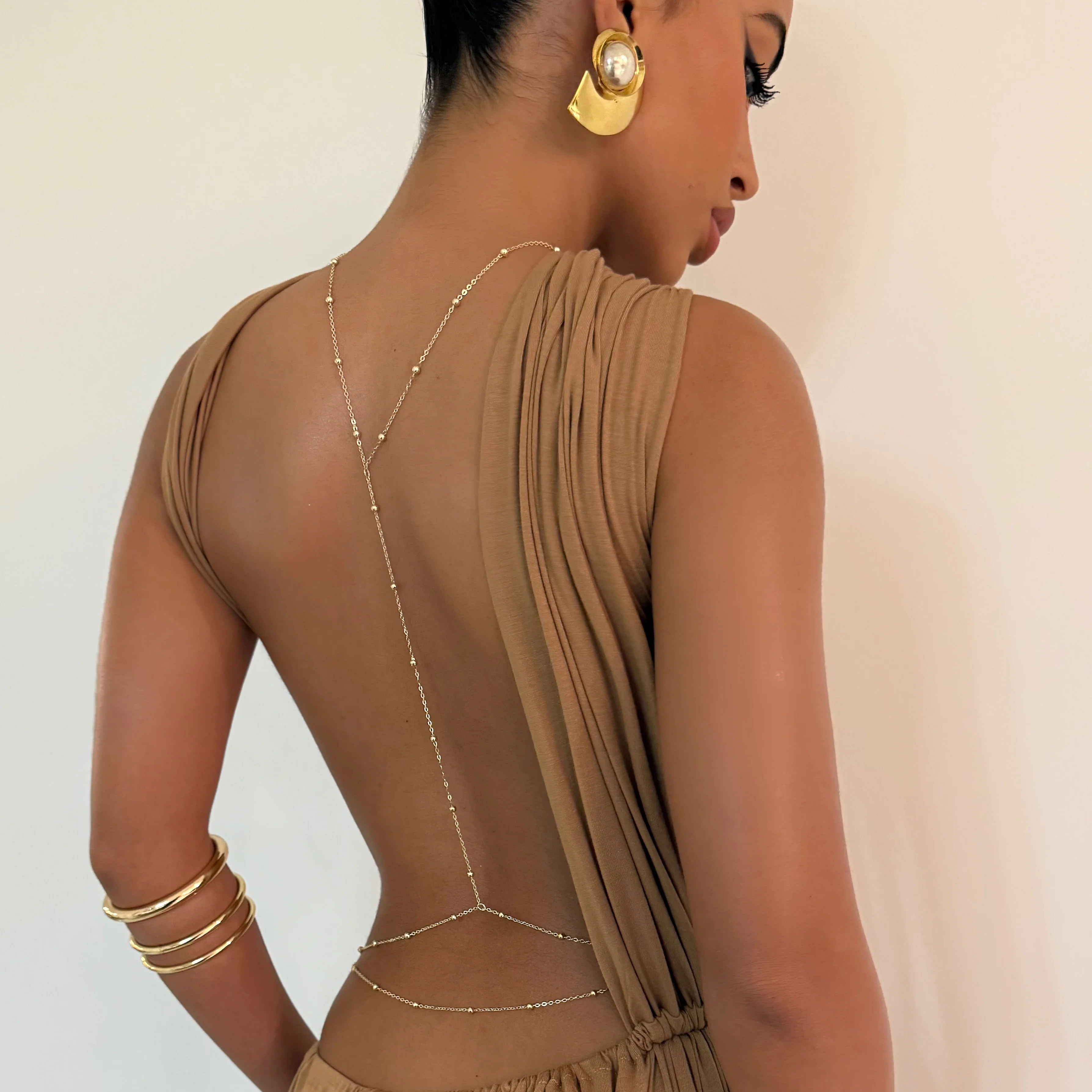 14k Plated Body Chain Warp - Image 3