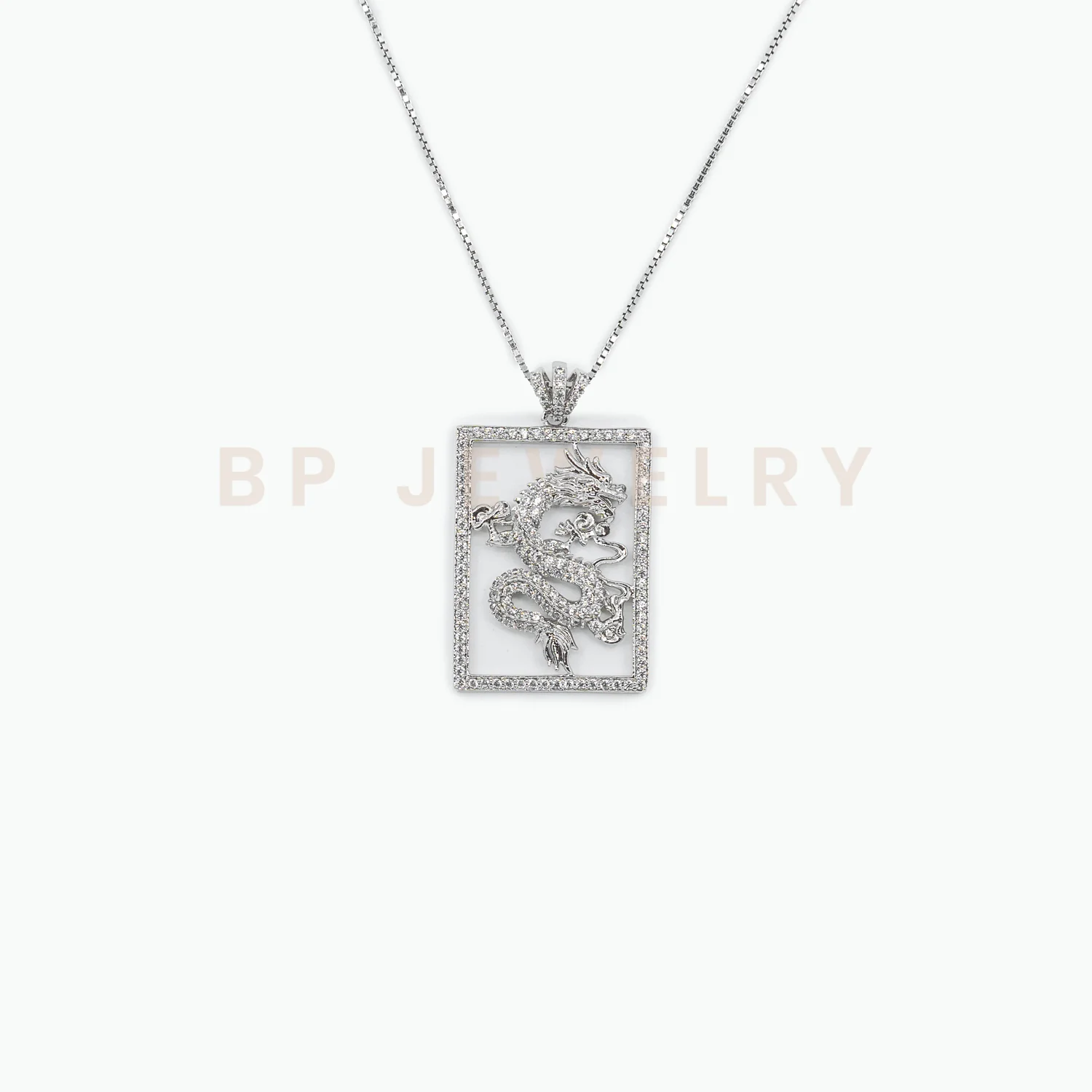 All Silver Dragon Charm