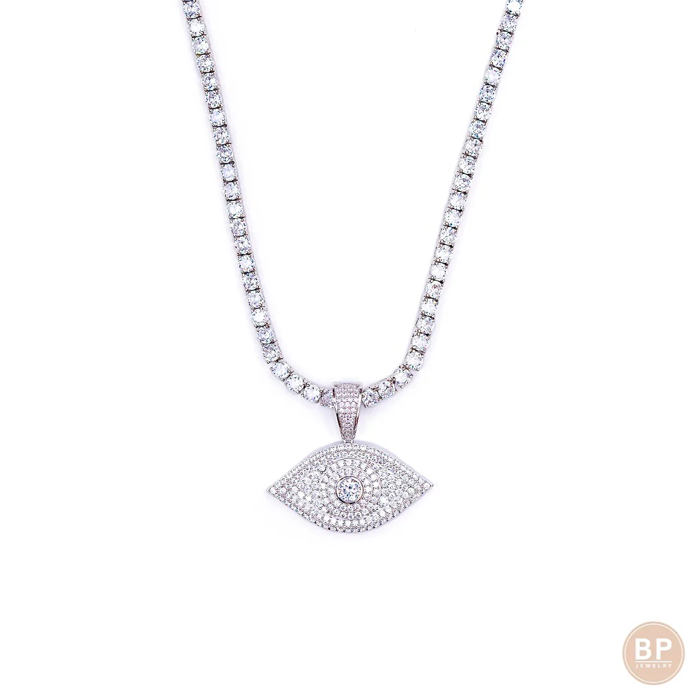 All Silver Evil Eye Set