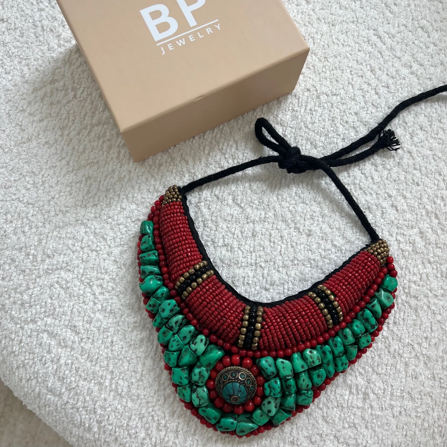 Authentic Stone Lace Necklace