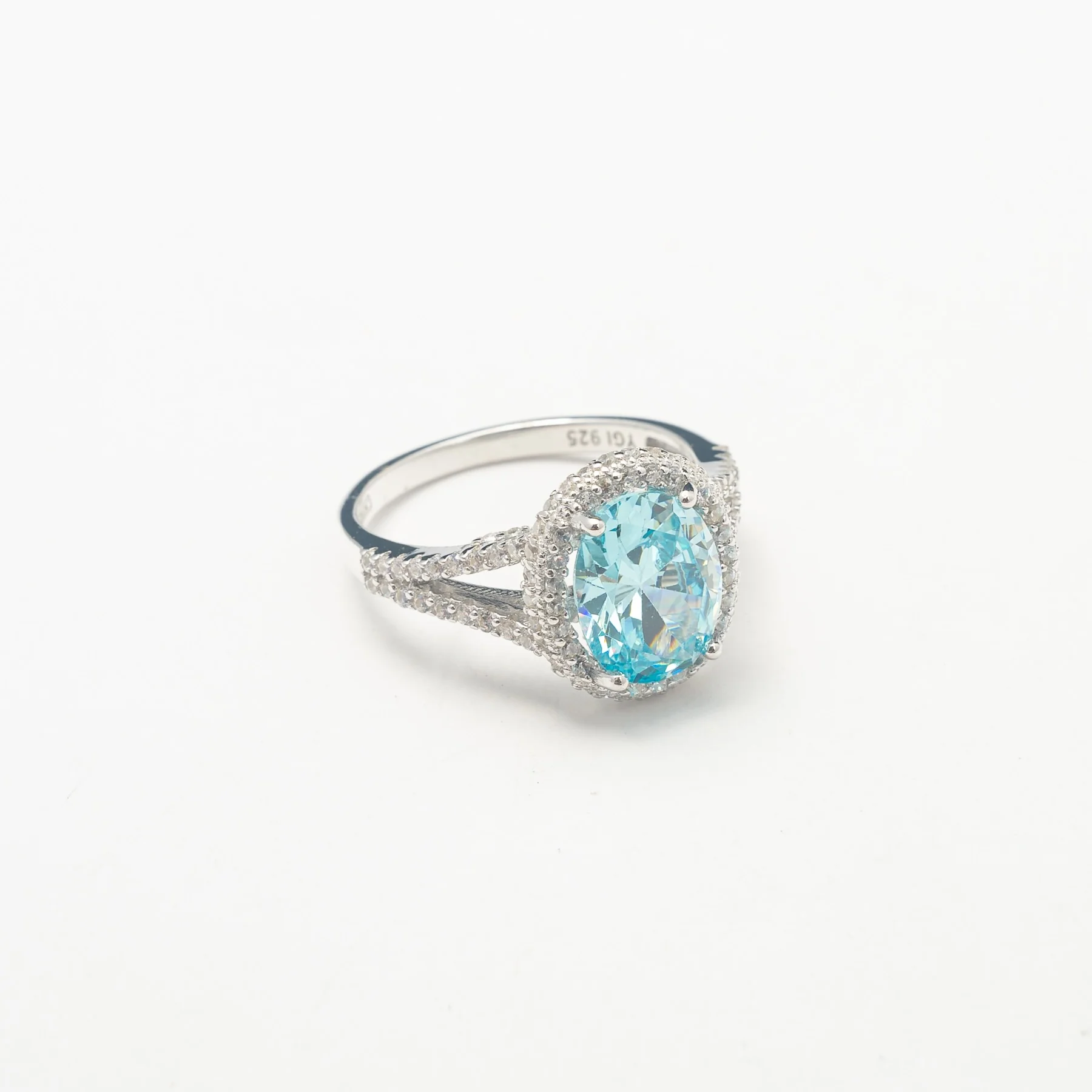 Baby Blue Crystal Band