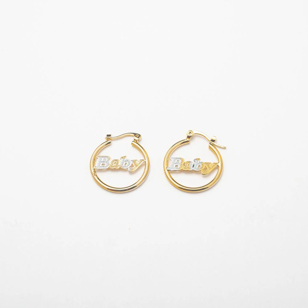 Baby Gold Hoops