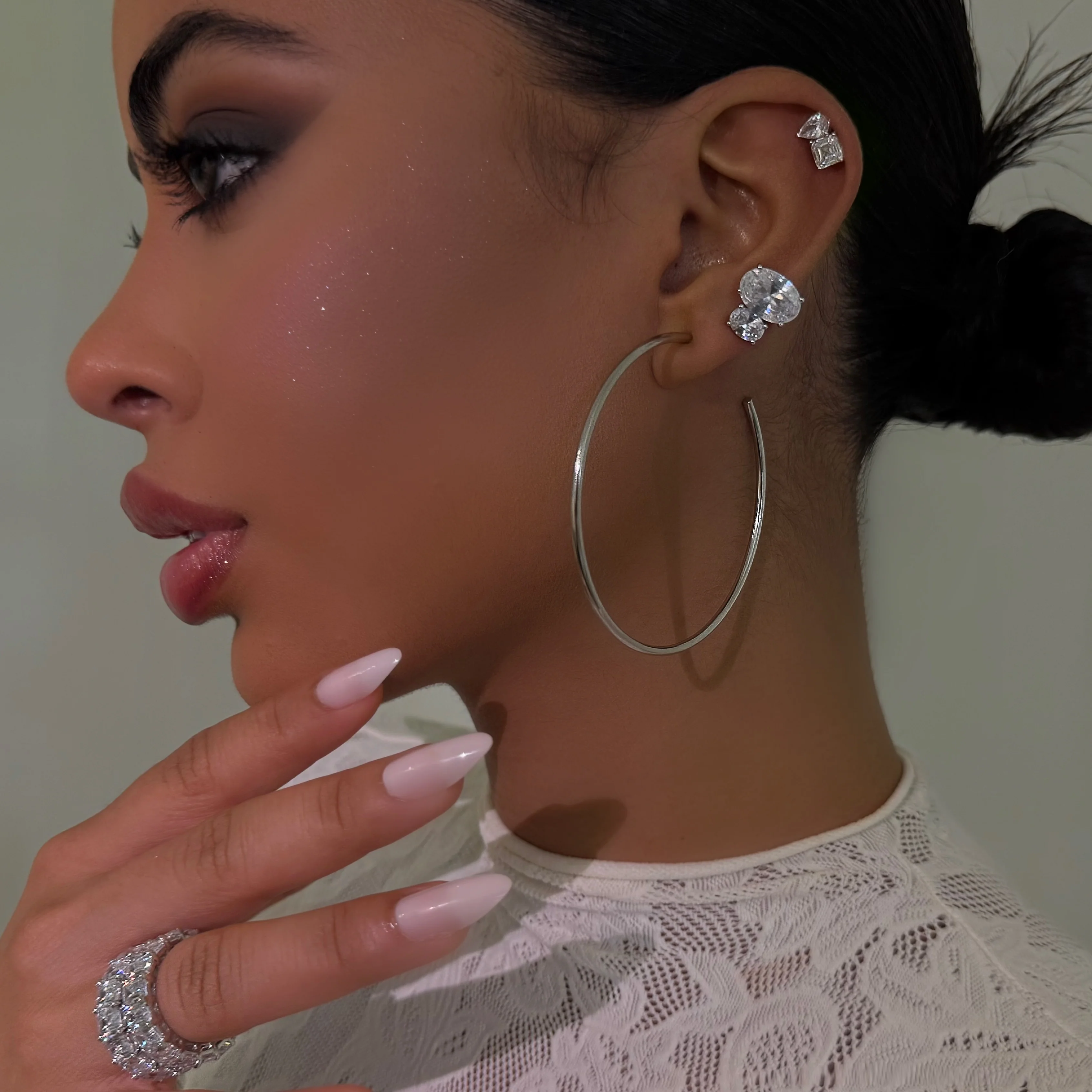BP Silver Skinny Hoop