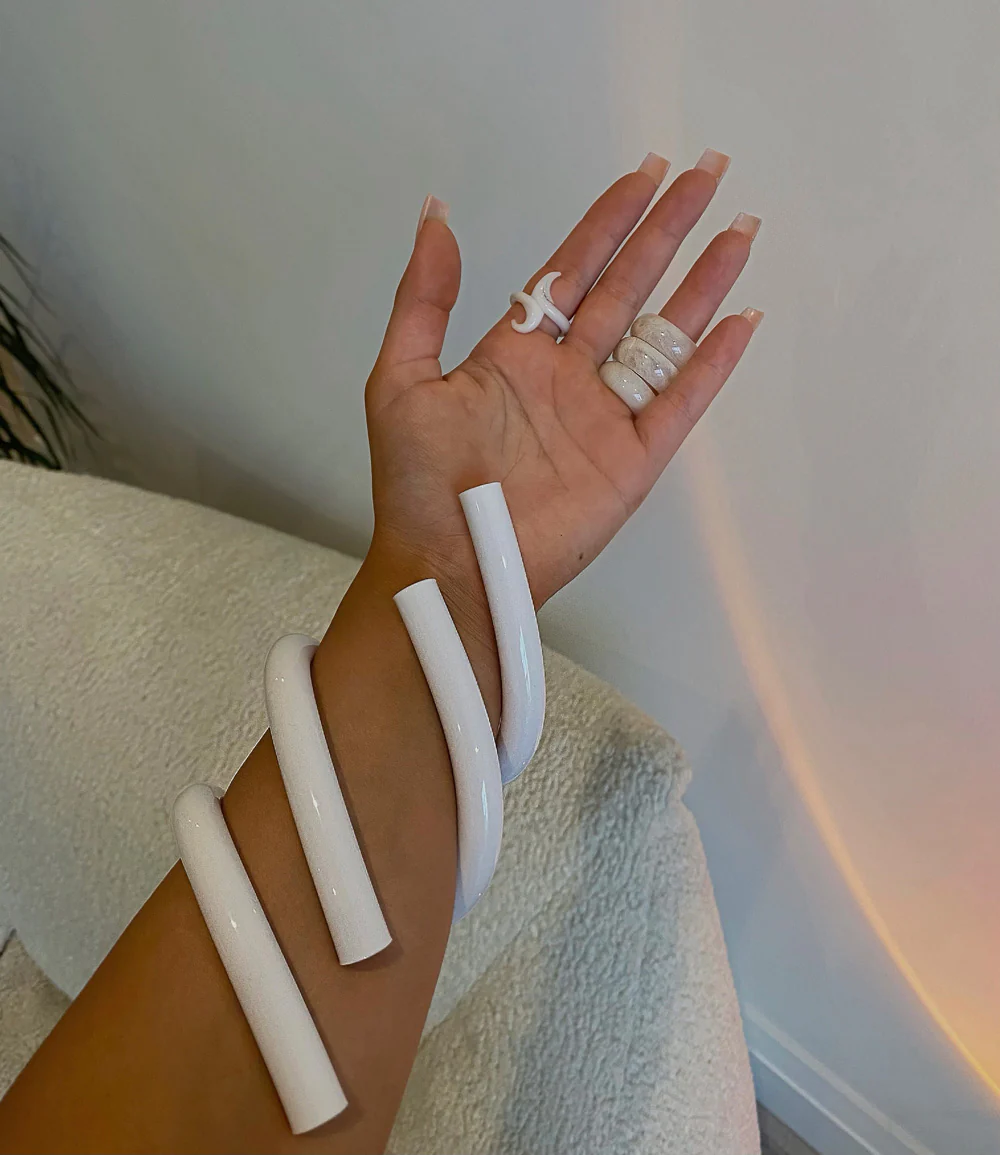 BP White Collection Swirl Cuff