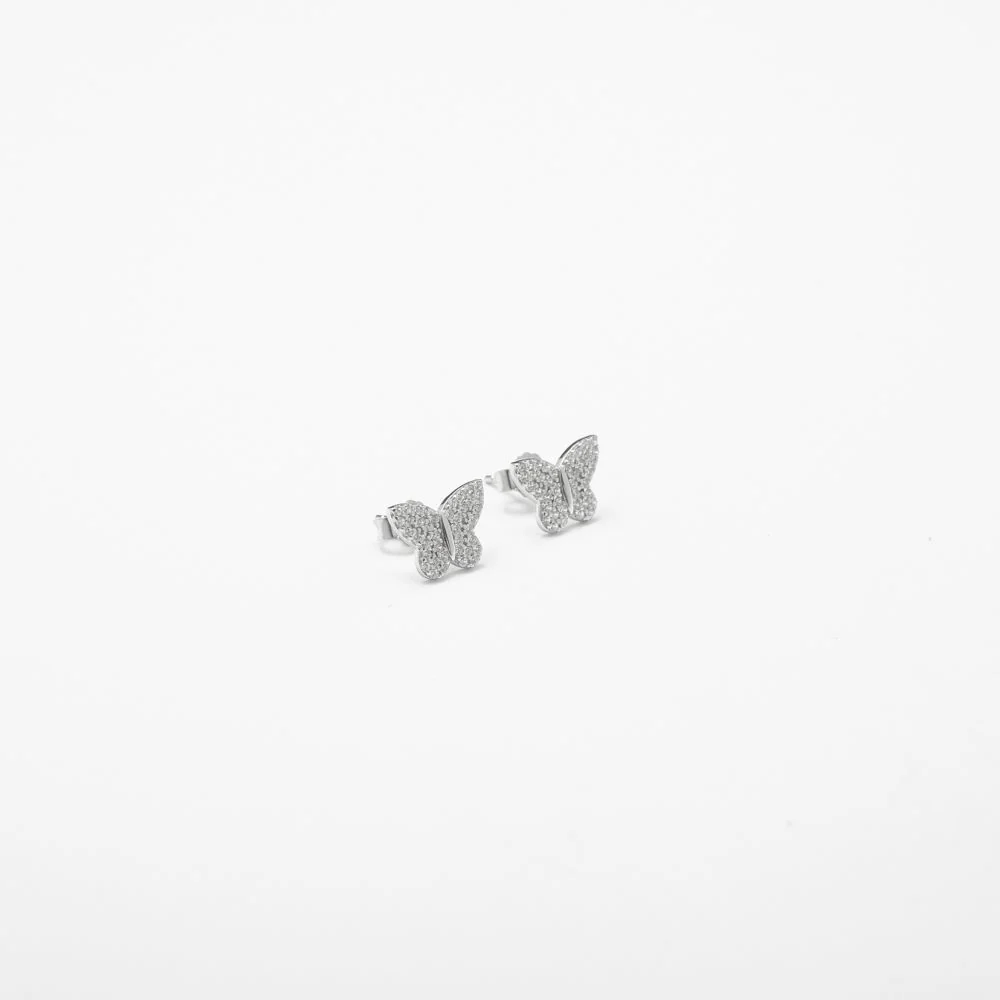Butterfly Silver Studs