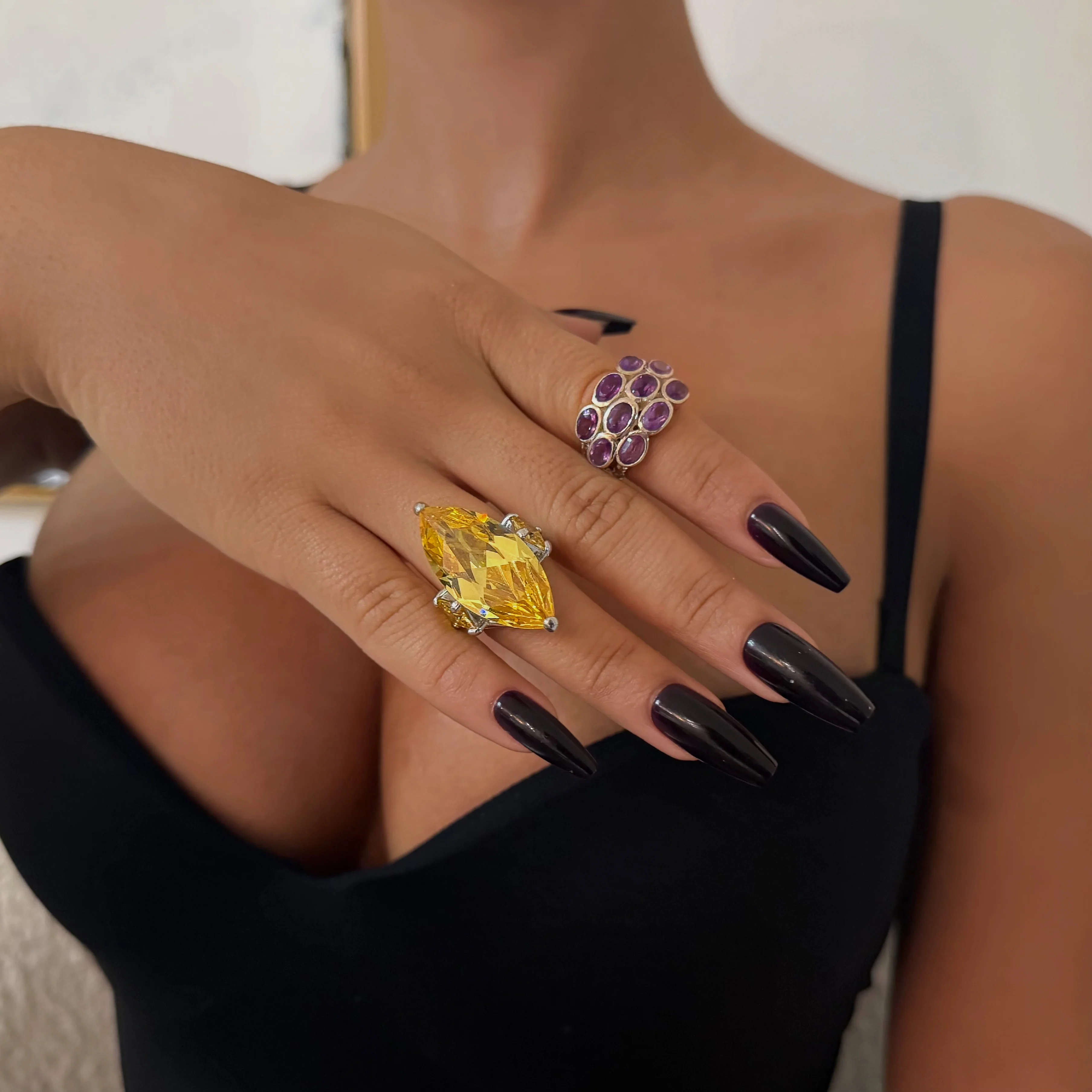 Canary Marquise Band