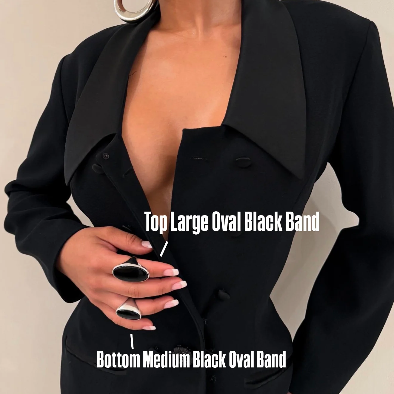 Chrome Black Ring - Image 2