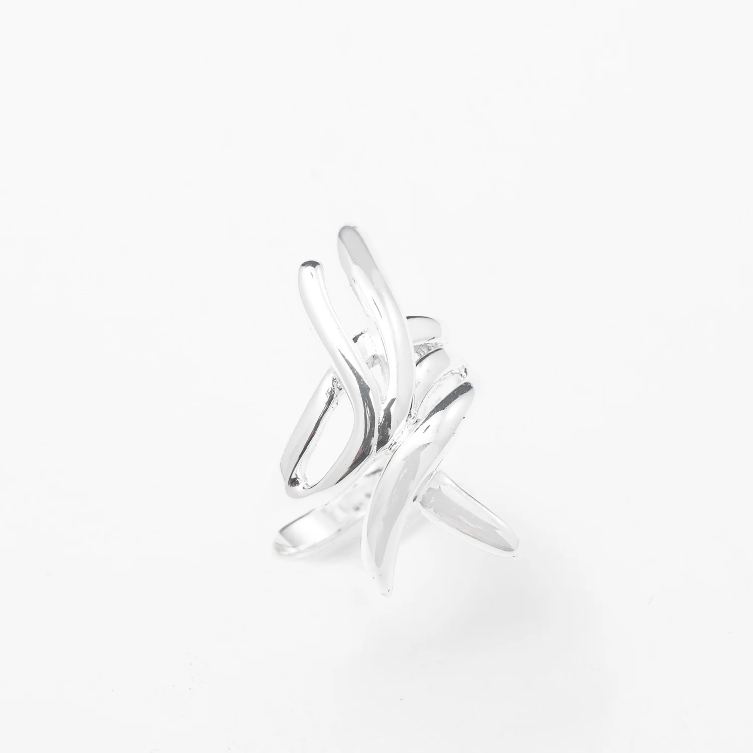 Chrome Knot Ring