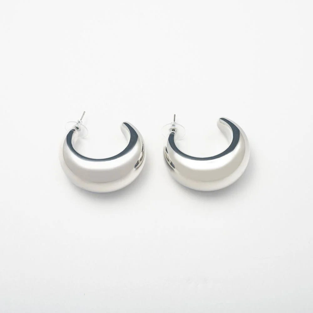 Chrome Large Cuff Hoop