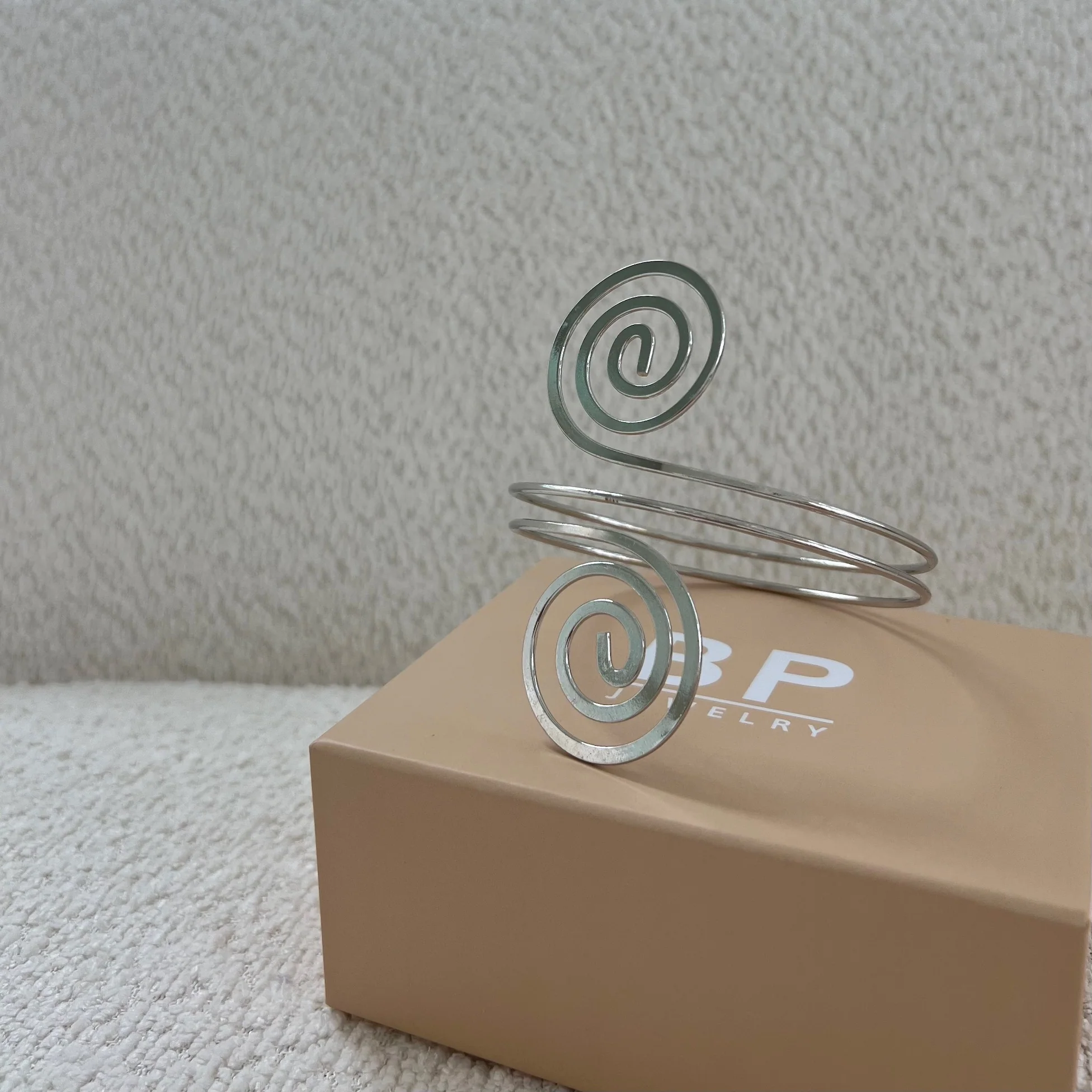Chrome Swirl Arm Wrap