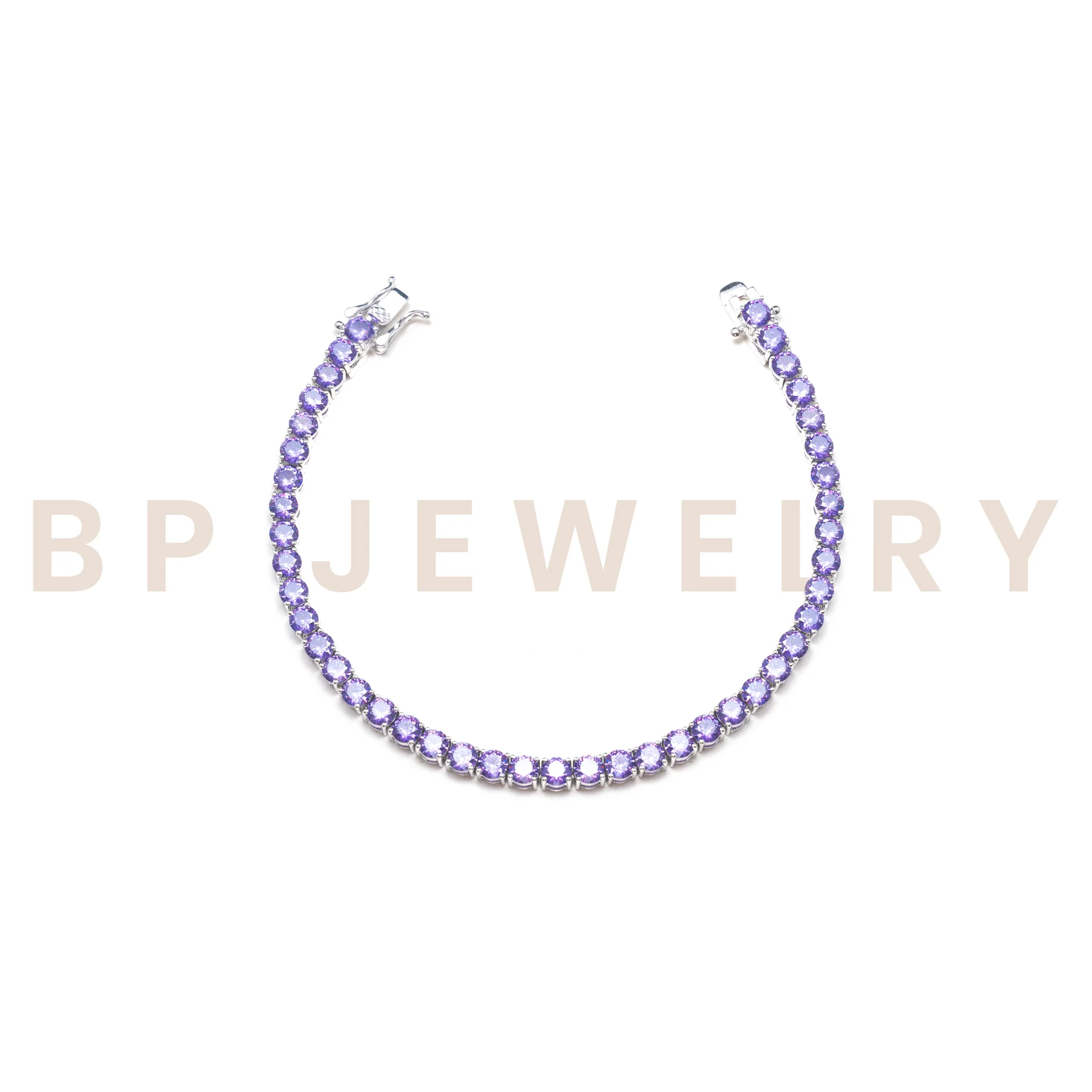 Classic Purple Tennis Bracelet