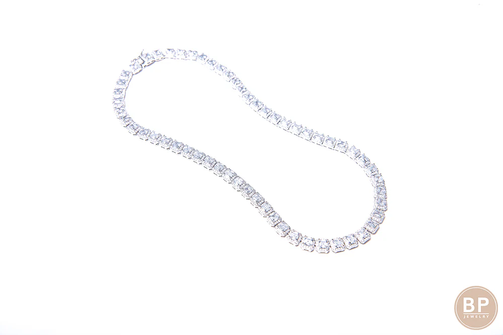 Classic Square Diamond Necklace