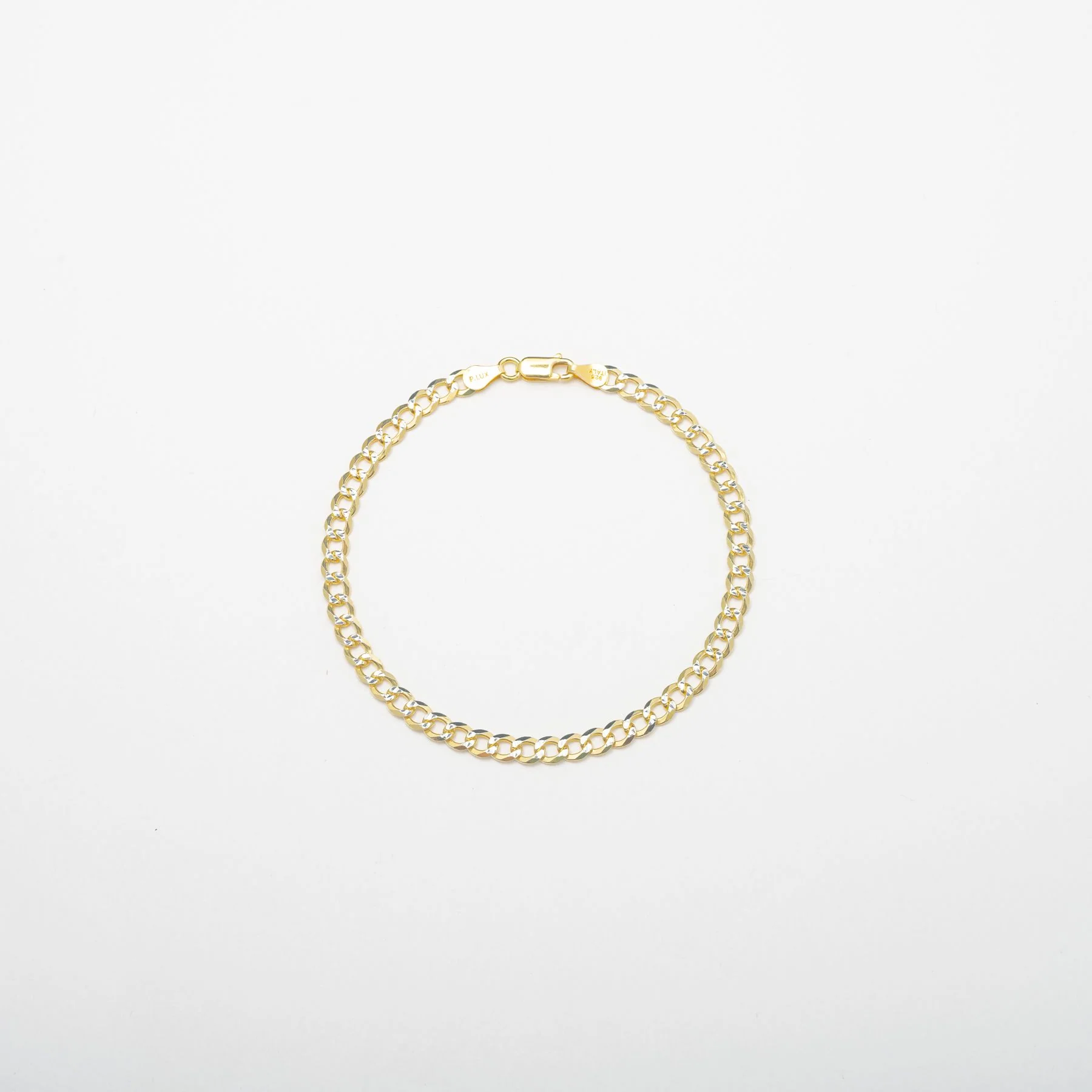 Classic Two Toned Anklet