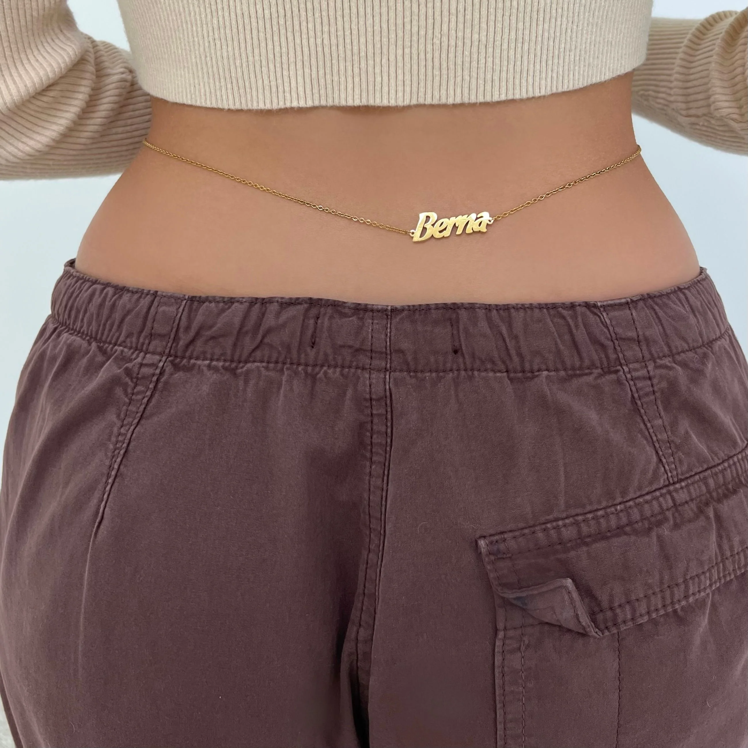 Custom Body Chain Nameplate