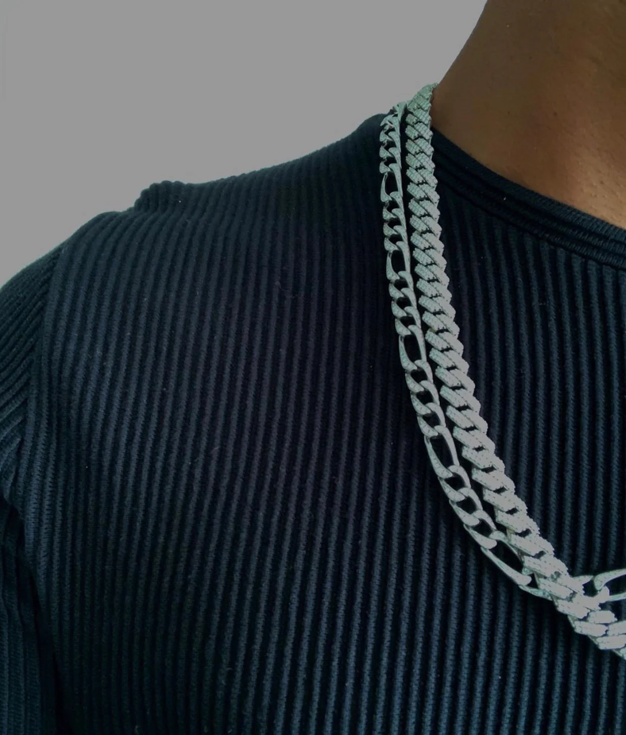 Custom BP Mens Silver Chain - Image 3