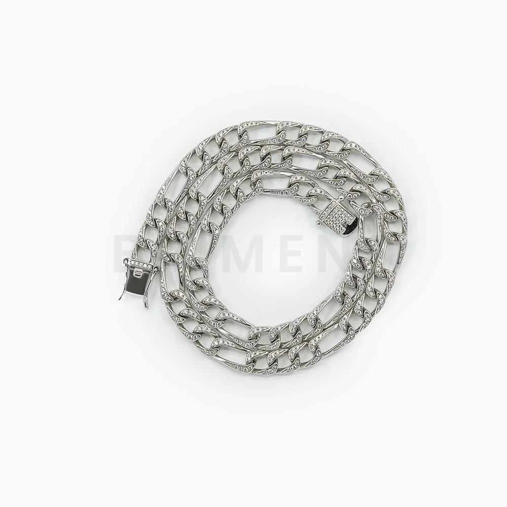 Custom BP Mens Silver Chain