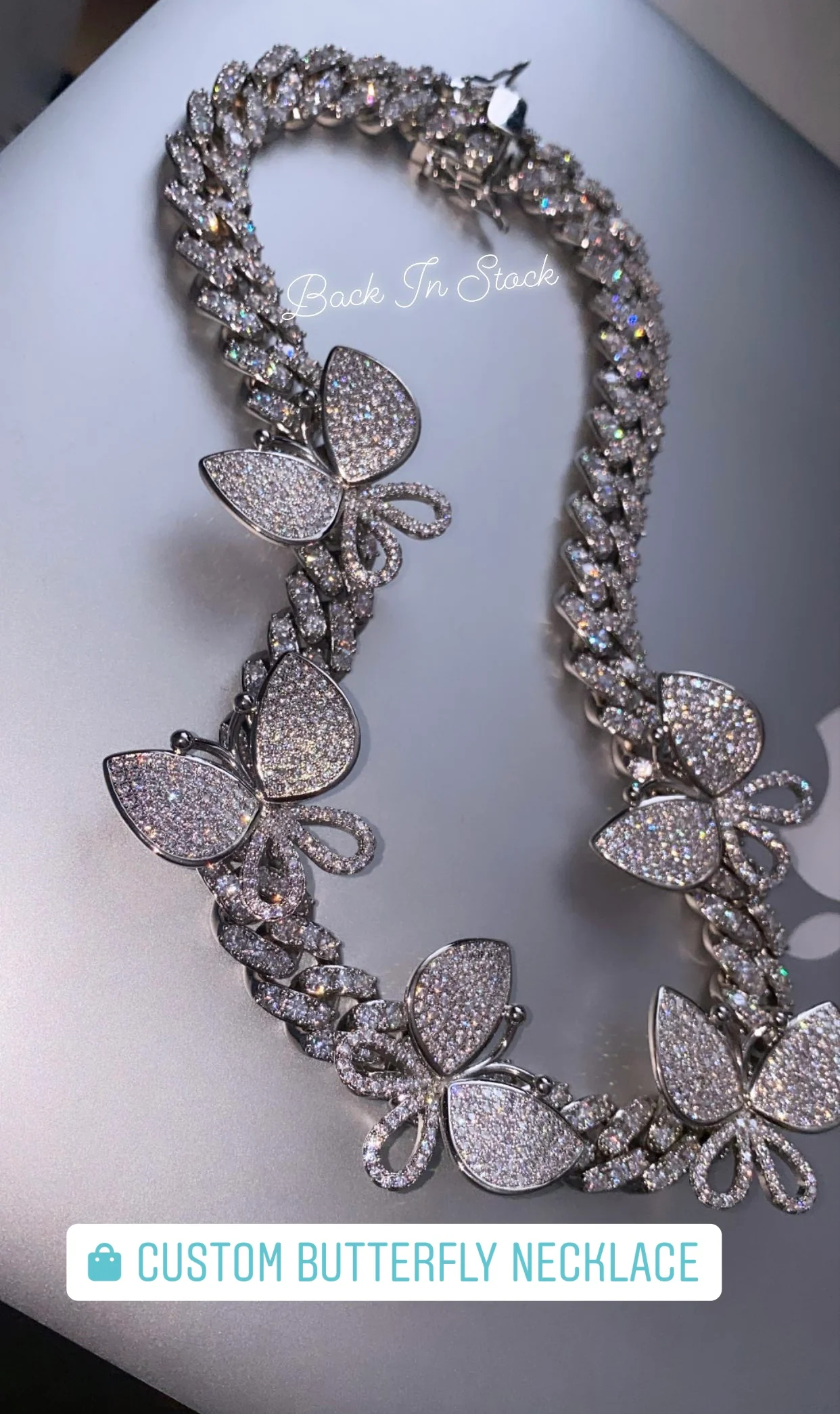 Custom Butterfly Necklace - Image 3
