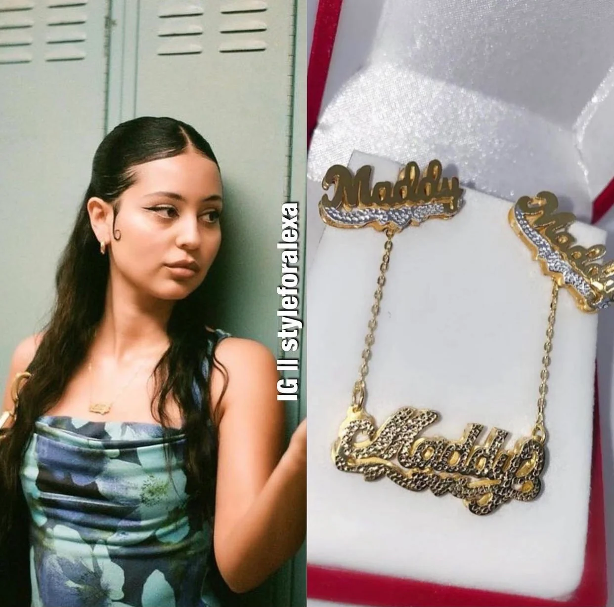 Custom Gold Euphoria Nameplate - Image 2