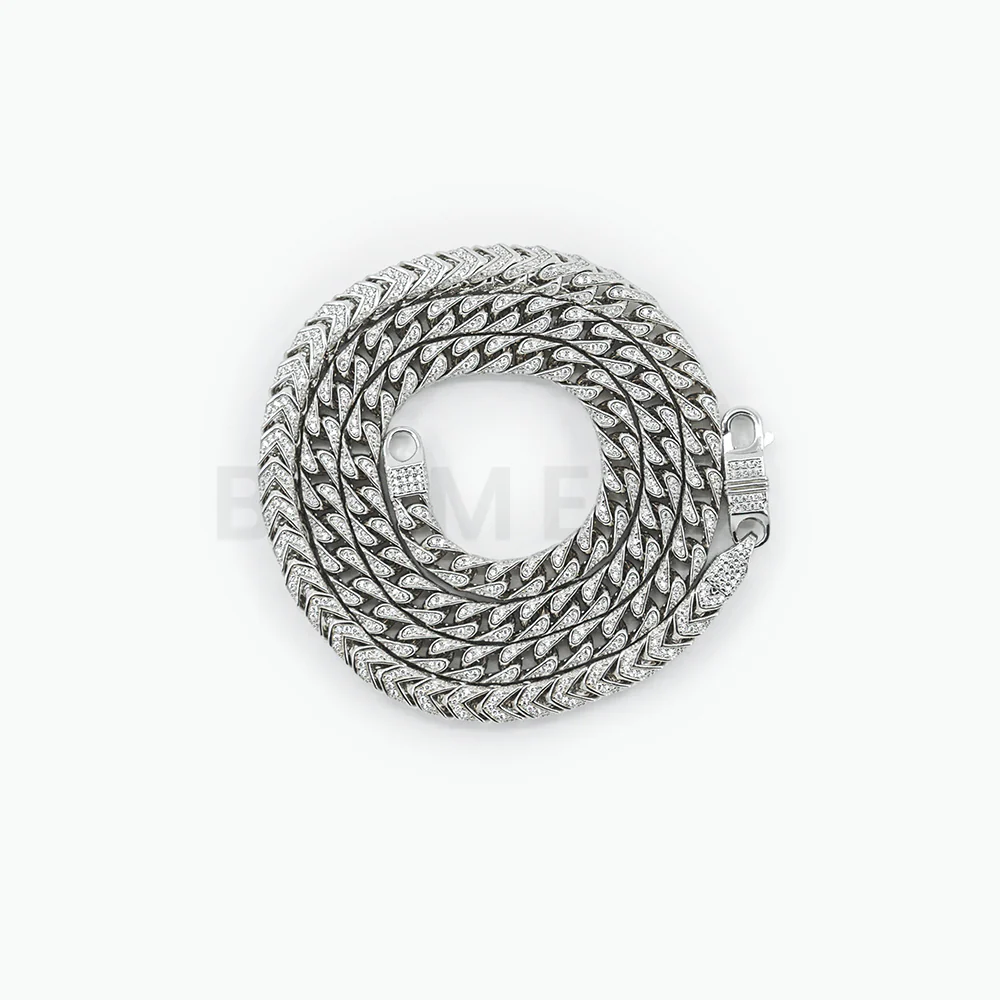 Custom Mens Silver Rope Chain