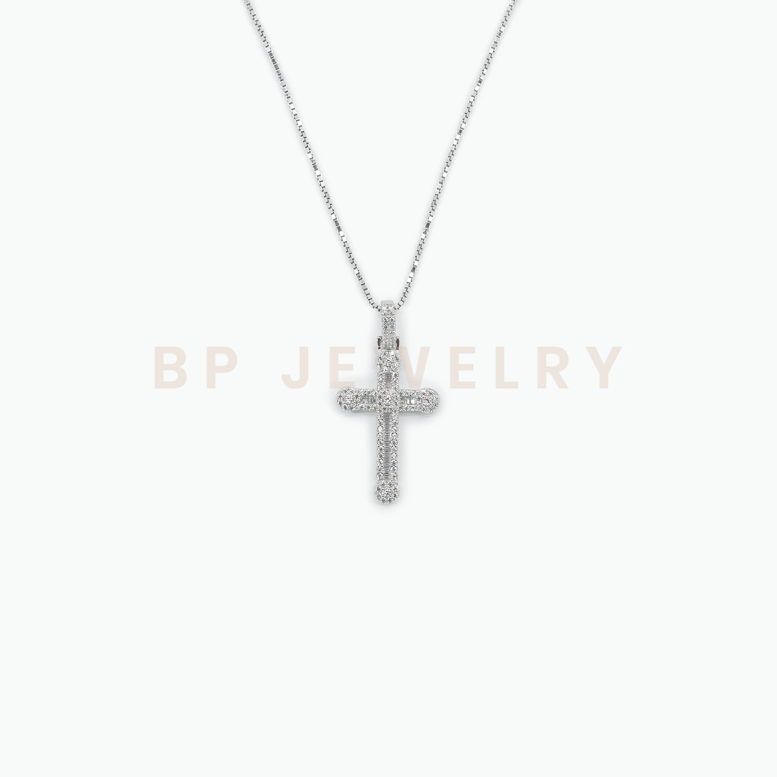 Diamond Cross Pendant Necklace