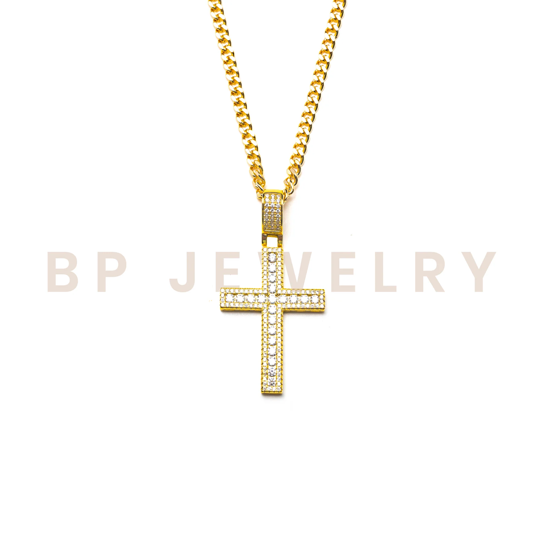 Essential Crystal Gold Cross