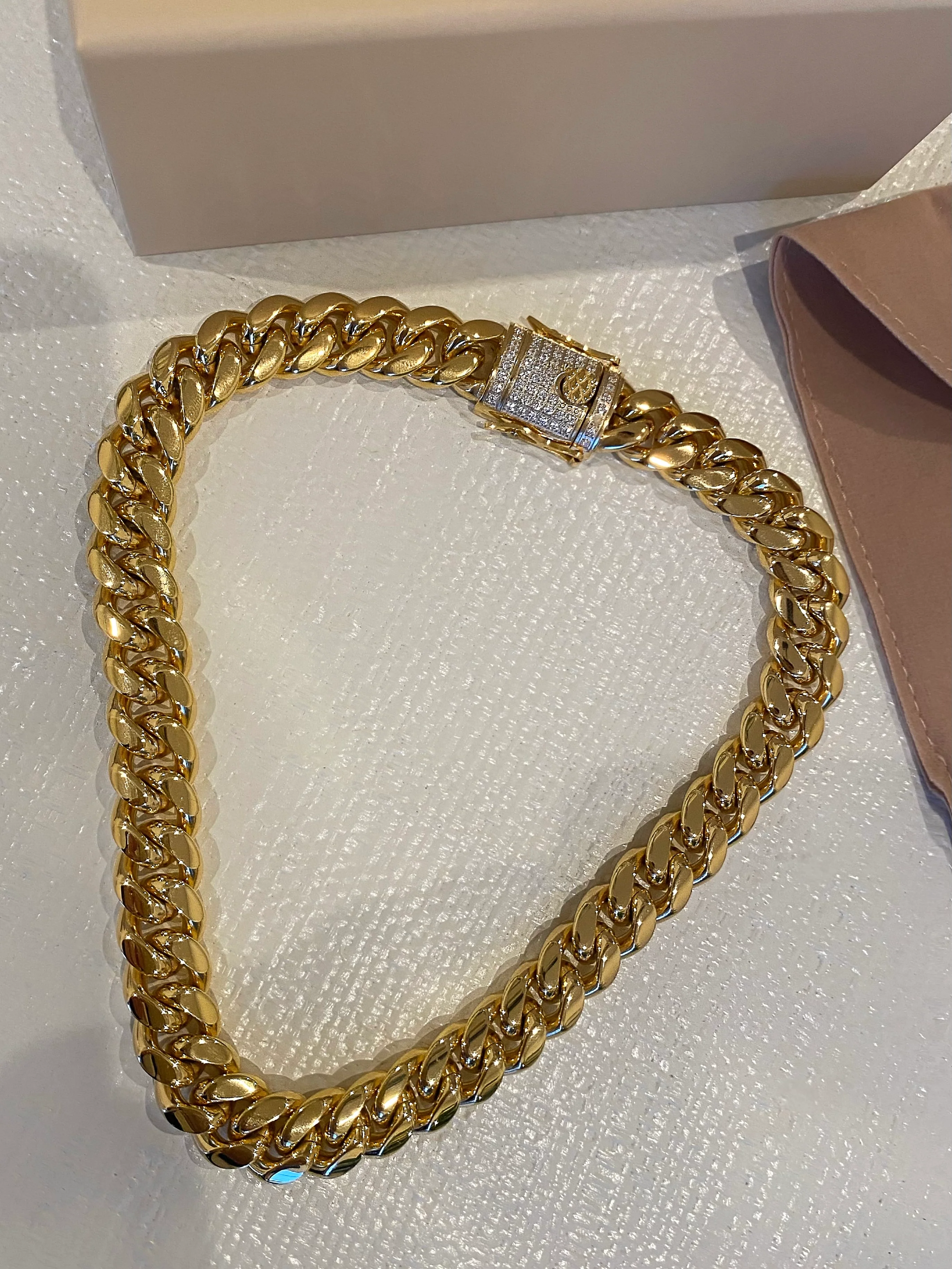 Gold Chunky Link Necklace