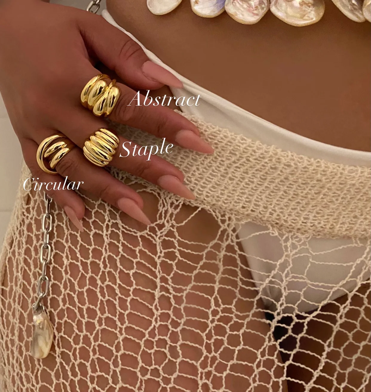 Gold Collection Circular Ring - Image 2