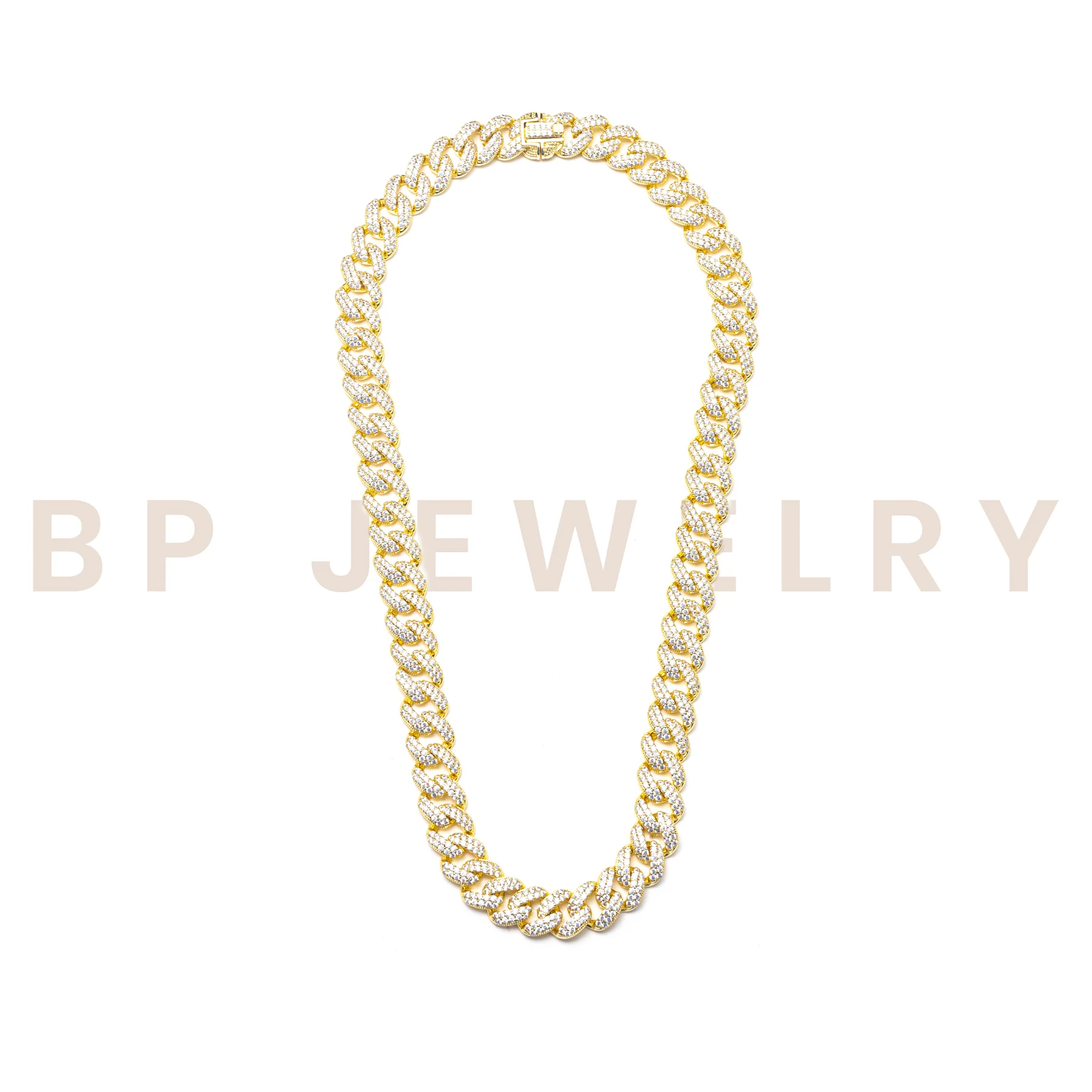 Gold Diamond Cuban Link