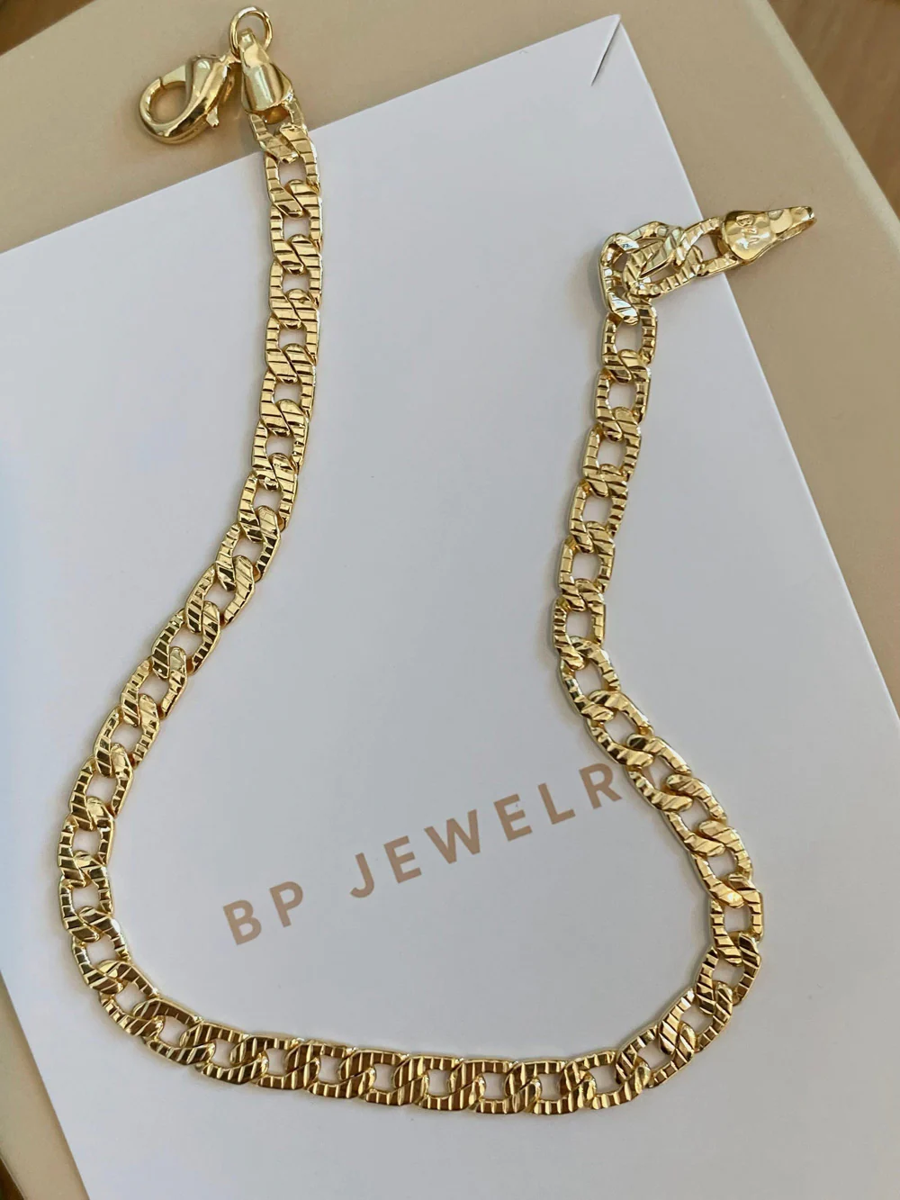 Gold Essential Rope Anklet