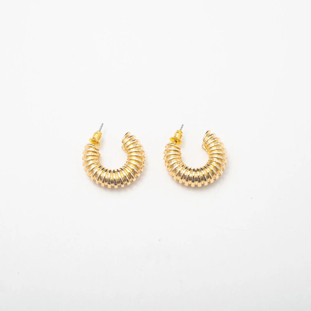 Gold Spring Hoops