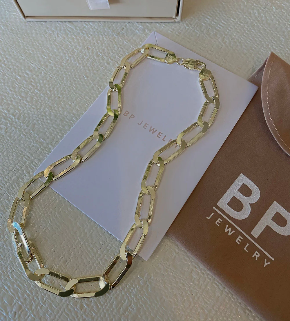 Gold Summer Links Necklace