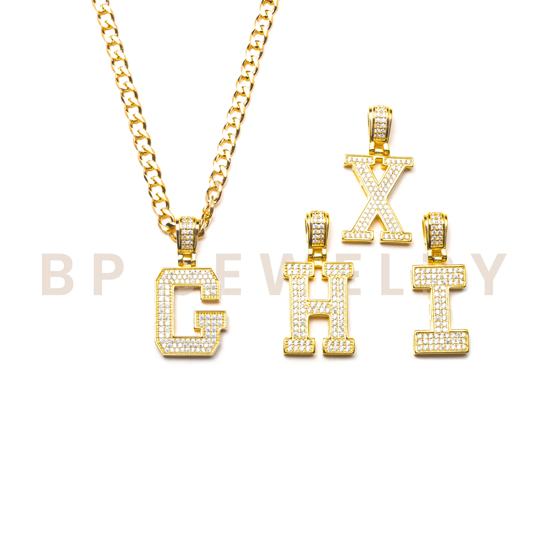 Gold Varsity Initials