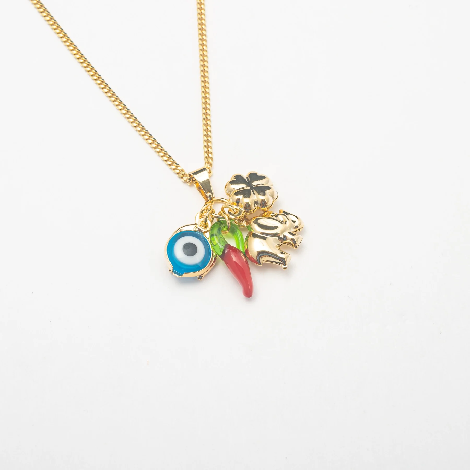 Hot Pepper Lucky Charm Necklace