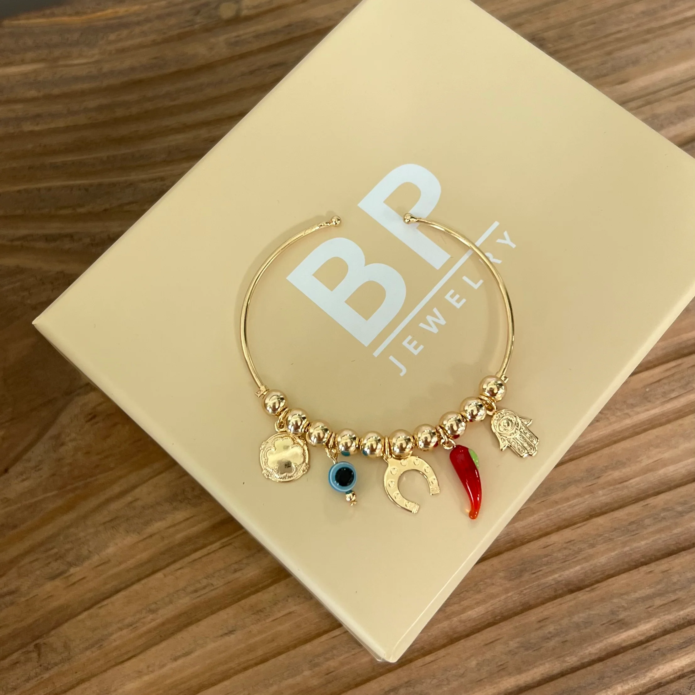 Hot Pepper Lucky Charm Bangle