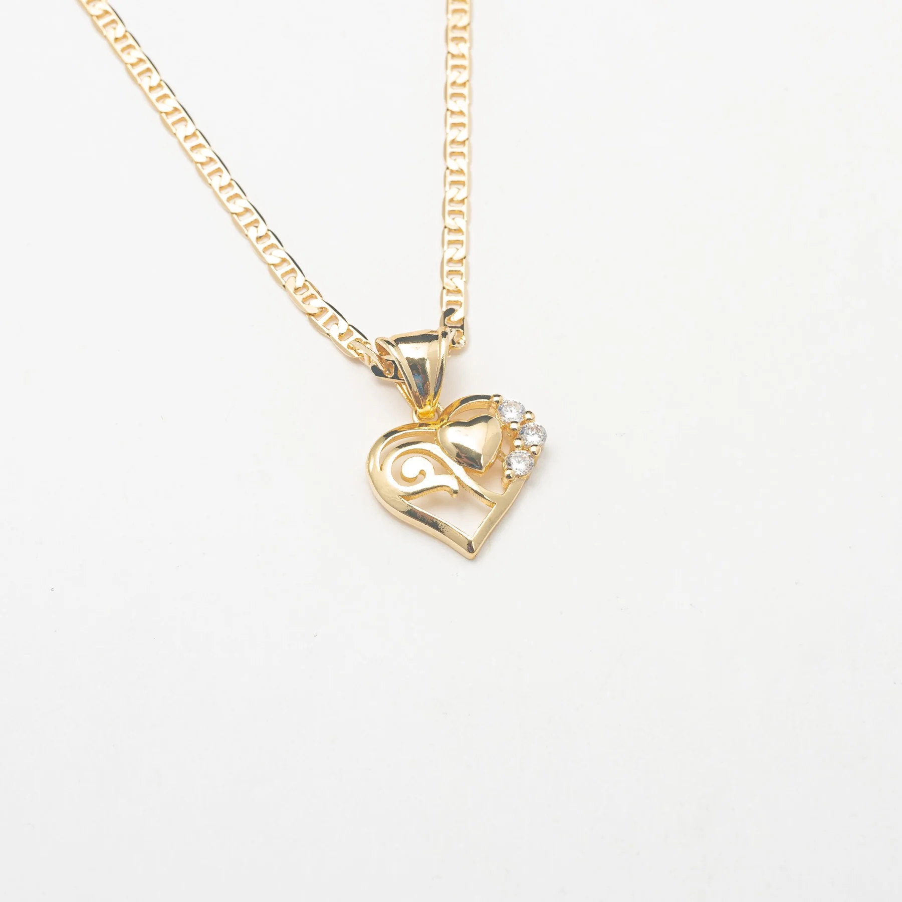 I Love You Gold Necklace