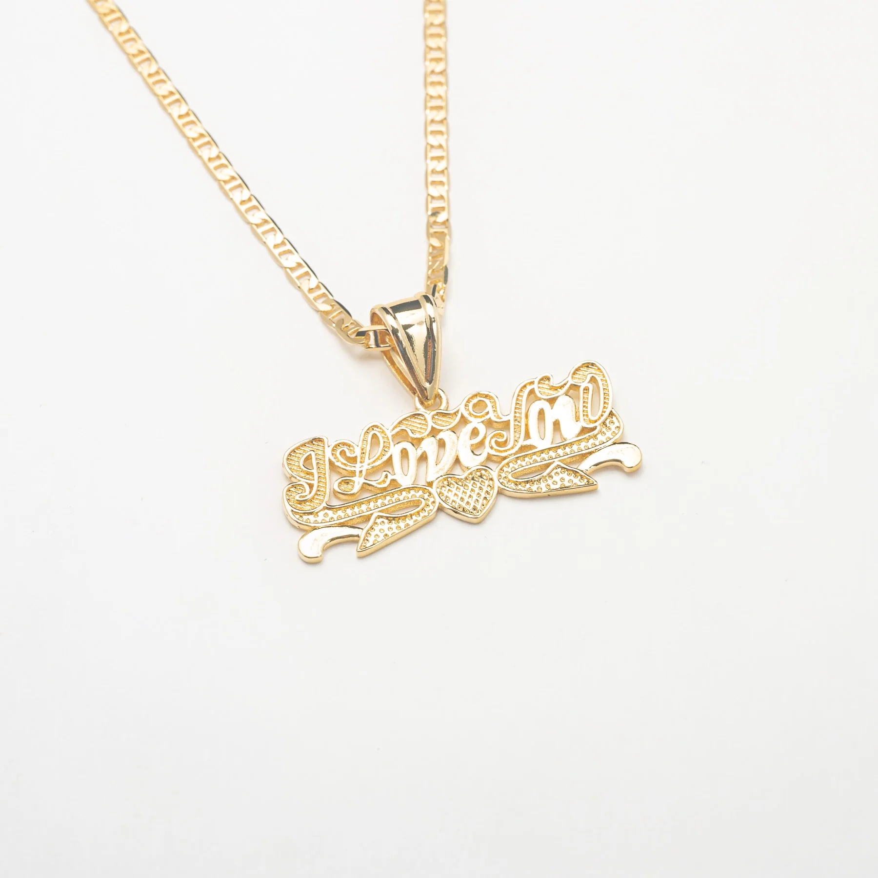 I Love You Vintage Pendant