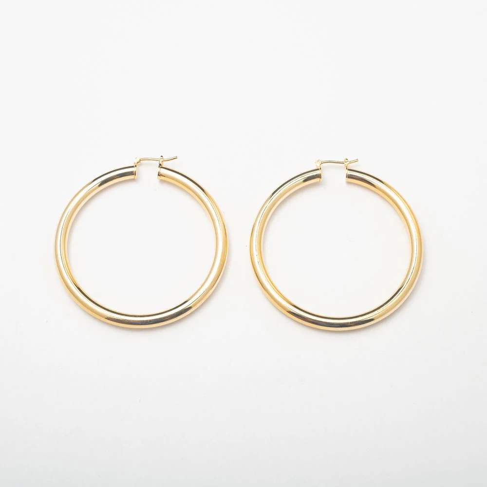 Large Gold Hoops