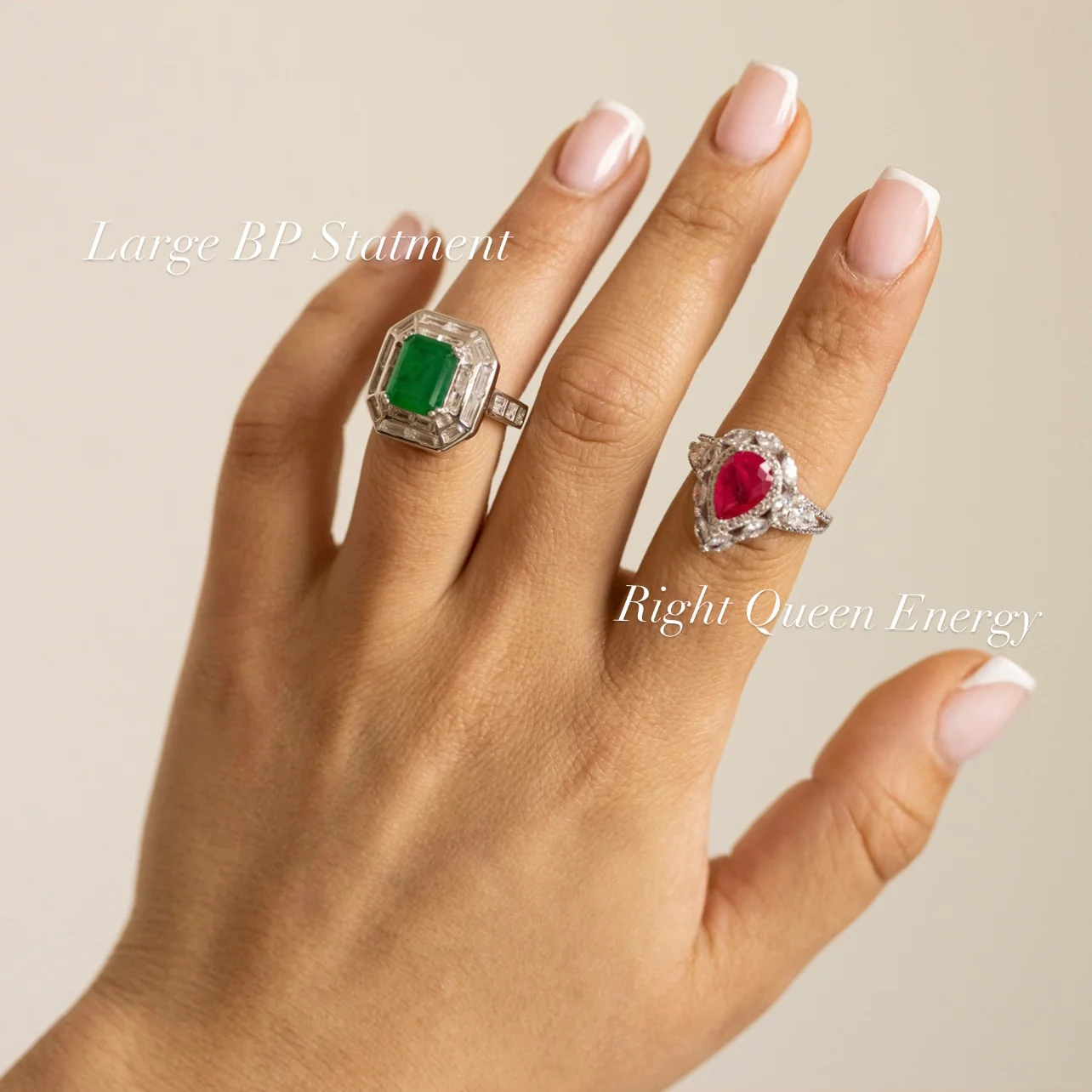 Left BP Statement Canary Ring - Image 2