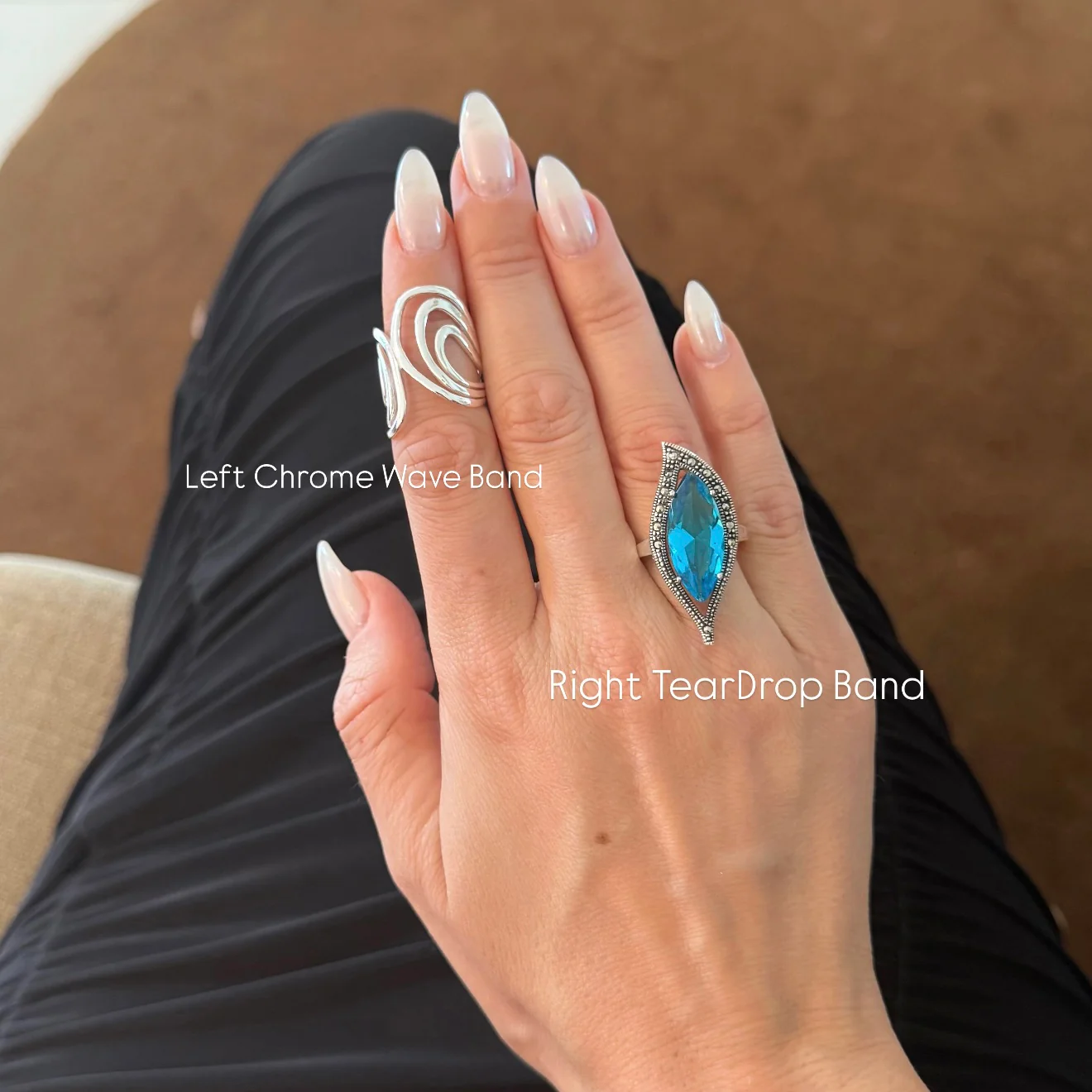 Left Chrome Wave Band - Image 2