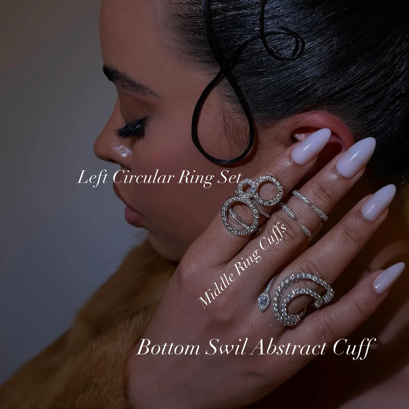 Left Circular Ring Set - Image 2