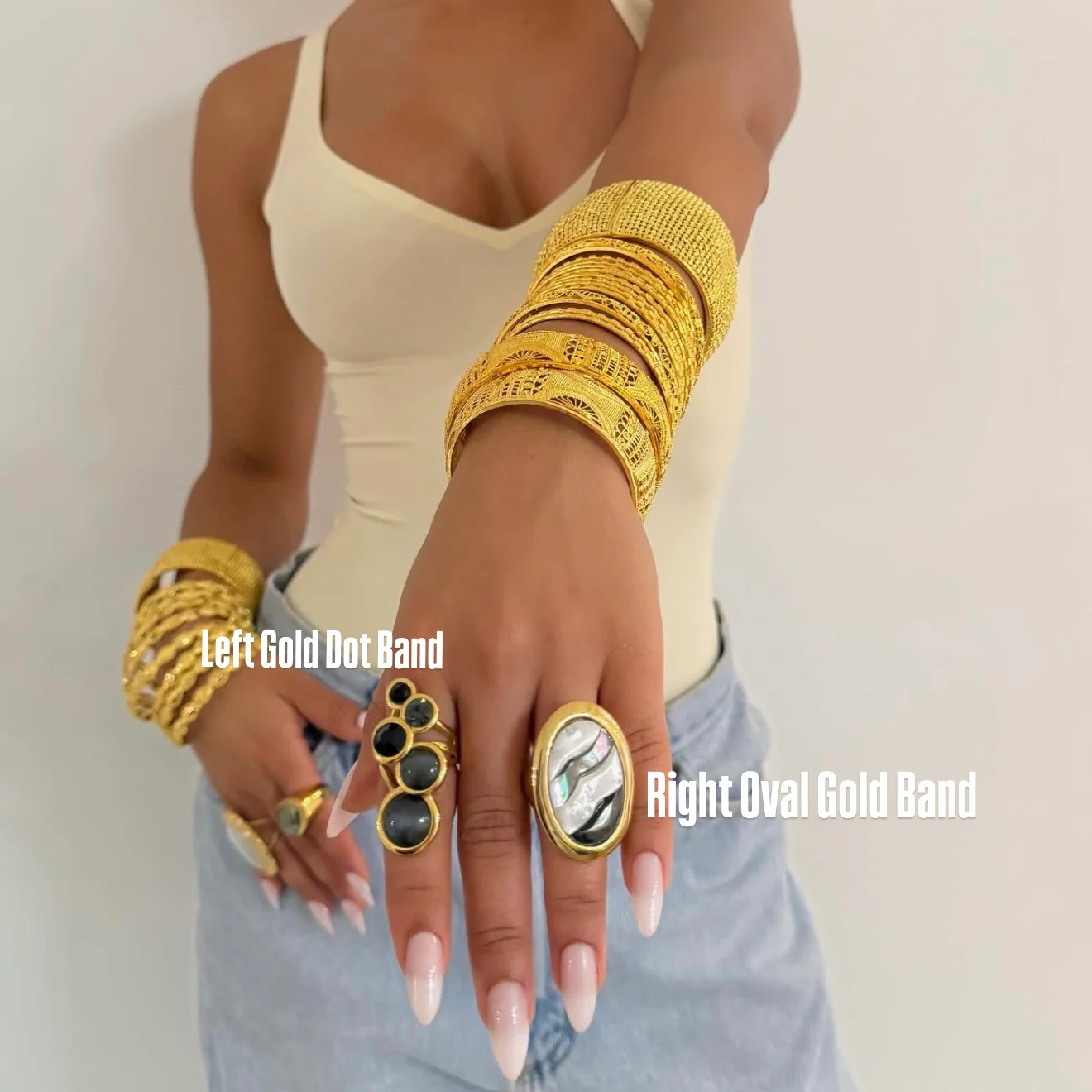 Left Gold Dot Band - Image 2