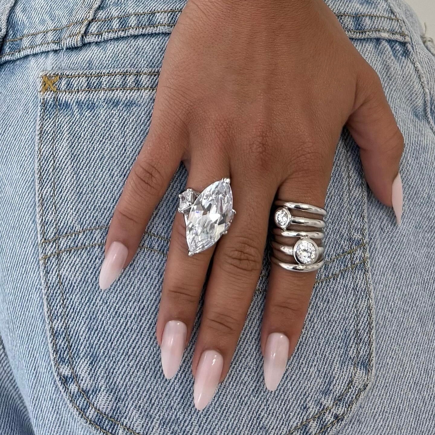 Left Maxi Marquise Band