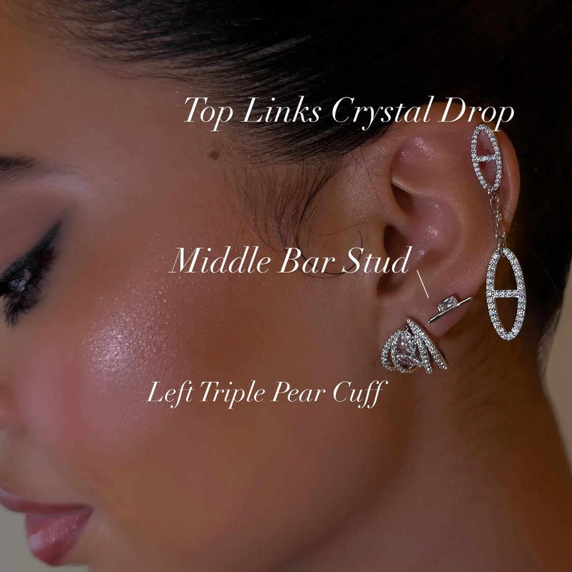 Left Triple Pear Cuff - Image 2