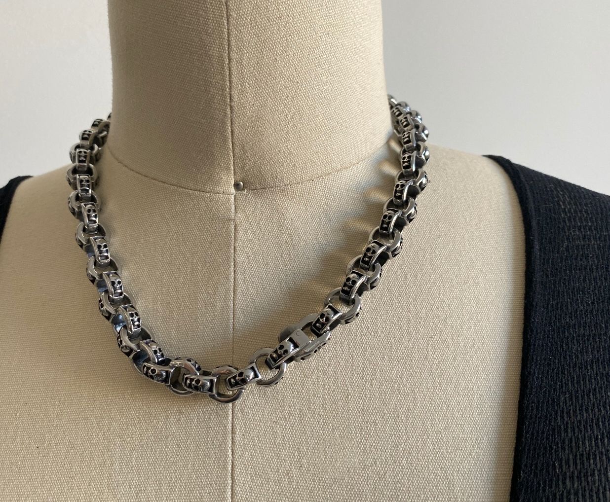 Lock Skull Necklace