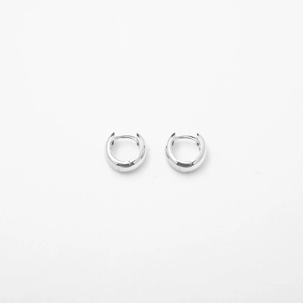 Mini Silver Cuff Hoops