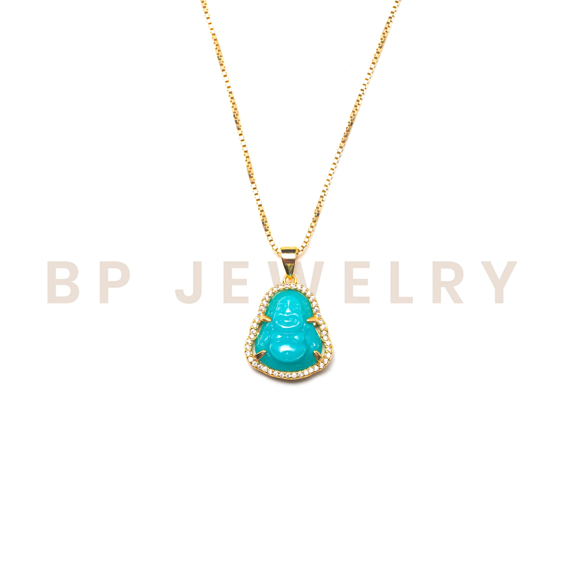 Mini Turquoise Buddha