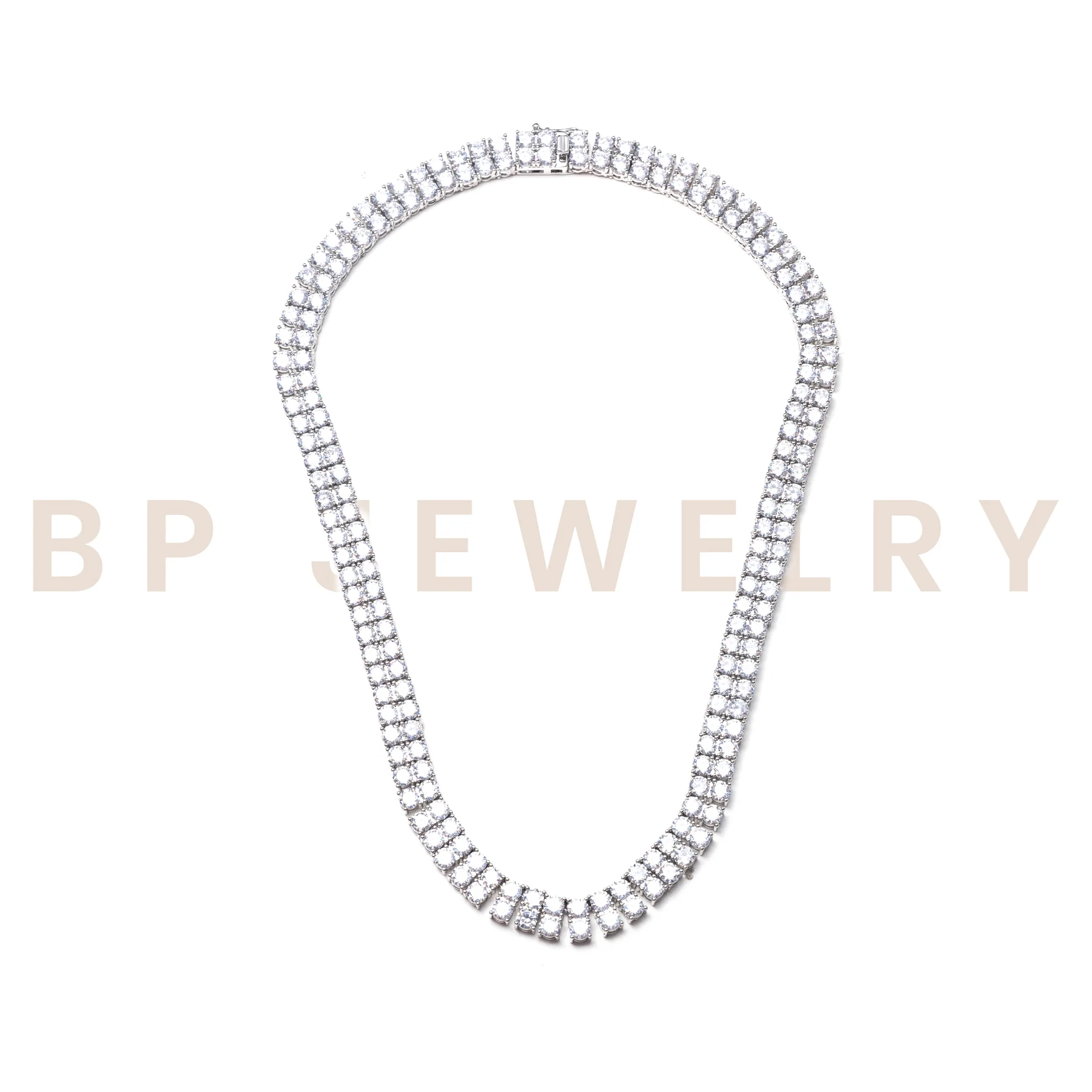 New Layered Icy Diamond Necklace