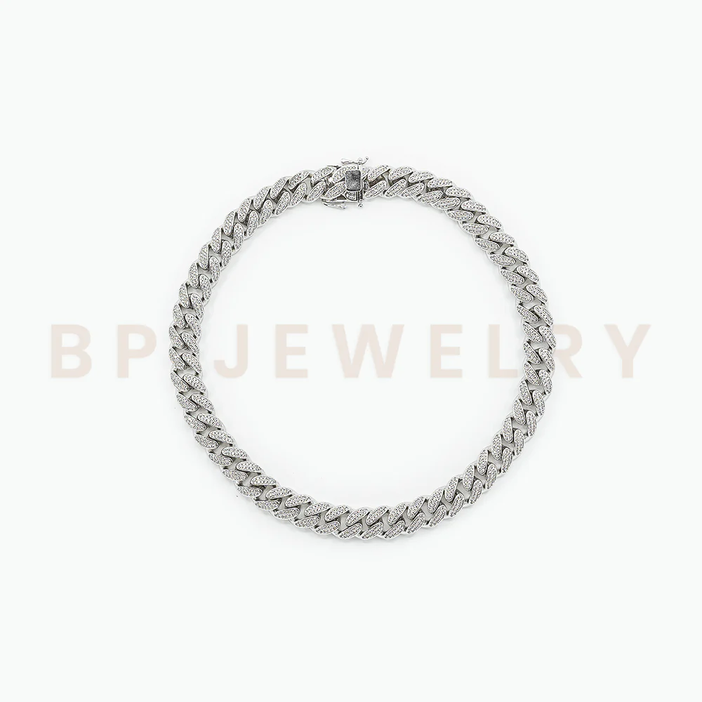 New Silver 14" Classic Cuban