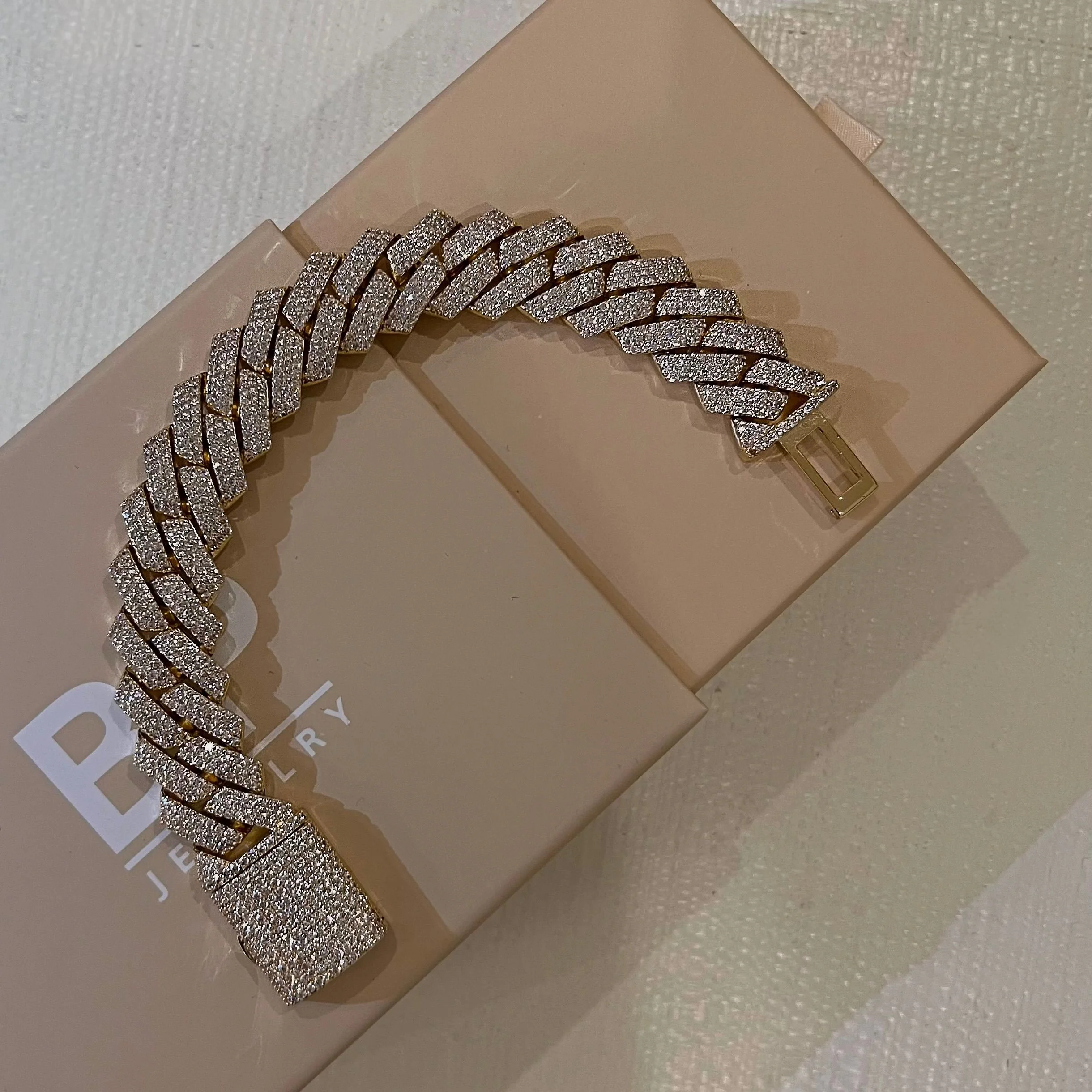 New The BP Gold Cuban Bracelet